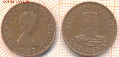 Джерси 1 пенни 1987 г., до 19.02.2020 г. 22.00 по Москве - Джерси 1 пенни 1987 94
