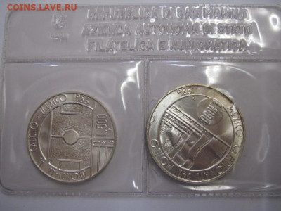 Сан-Марино 1000 и 500 лир 1986 Чм по футболу  до 16.02.20 - IMG_2730.JPG