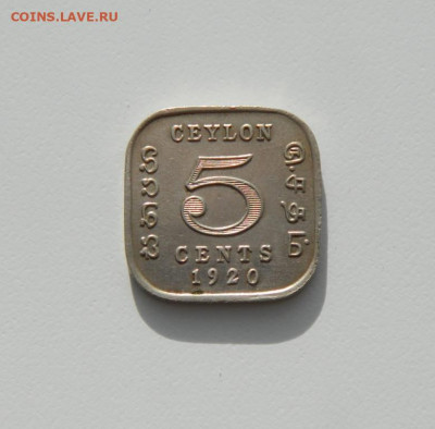 Британский Цейлон 5 центов 1920 г. до 19.02.20 - DSCN9973.JPG