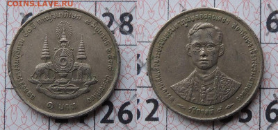 Таиланд 1 бат 1996 (юбилейная) Cu+Ni до 20.02 - Таиланд юбил.