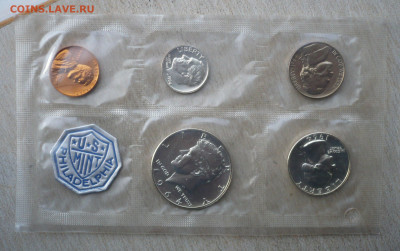 США 1,5,10,25, 50 центов 1964.Proof Set.16.02 в 22:10 - P3060142.JPG