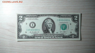 2 доллара 2013г. Пресс. США. до 19.02.2020. в 22-00 - P1170471.JPG