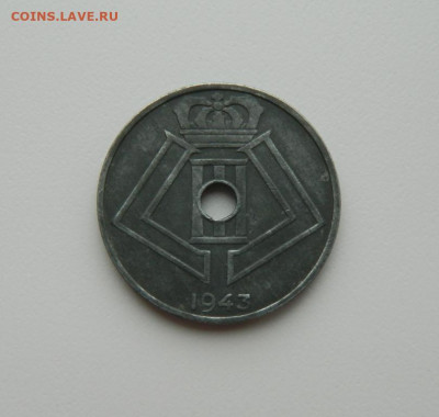 Бельгия 25 сантимов 1943 г. (Цинк) до 19.02.20 - DSCN9931.JPG
