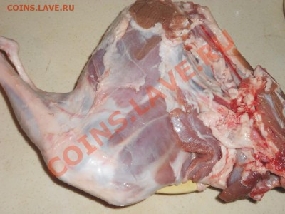 Берем бараний окорок, моем, - 1