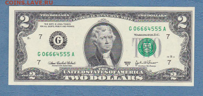 2$ 2003А G интересный номер UNC до 22.02 в 22-00 - ScanImage143