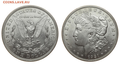 США. 1 доллар 1921 г. Морган. До 19.02.20. - Р30.JPG