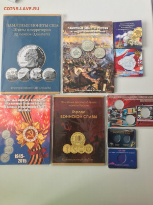 Альбомы 9 шт, под монеты США, России, до 20.02 22:00 мск - FEkT3Bc939M