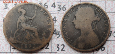 Великобритания 1 пенни 1892 до 22.02 - Великобритания 1_1892