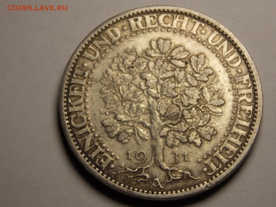5 МАРОК 1931 КОРОЛЕВСКИЙ ДУБ ВЕЙМАРСКАЯ РЕСПУБЛИКА - DSCN5661.JPG