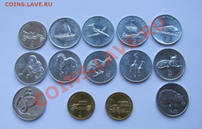 Комплекты стран АЗИИ и не только! UNC - North Korea 14 coins set.JPG