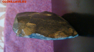 БЛИЦ Древний каменный нож -режущая половина 8 см до архива - 2