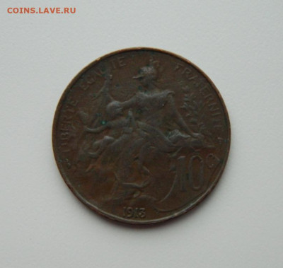 Франция 10 сантимов 1913 г. до 19.02.20 - DSCN0021.JPG