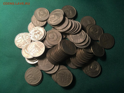 Поздние СССР 20коп 85шт до 19.02.20 - 5B3CDBA7-0317-498D-981B-51DC5AC59740