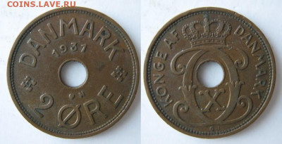 Дания 2 эре 1931 до 23-02-20 в 22:00 - 10 25  Дания 2 эре 1931    546