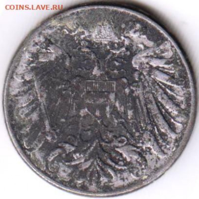 Австрия 2 геллера 1917 г. до 24.00 24.02.20 г. - 059