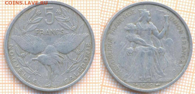 Новая Каледония 5 франков 1952 г., до 24.02.2020 г. 22.00 по - Новая Каледония 5 франков 1952 7720