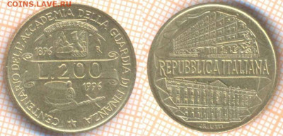 Италия 200 лир 1996 г., до 24.02.2020 г. 22.00 по Москве - Италия 200 лир 1996 7762