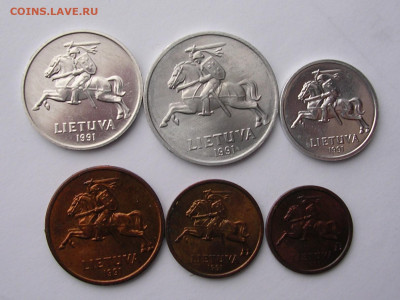 Разменная монета Литва 1991 г. до 24.02.20 г. - DSCN5230
