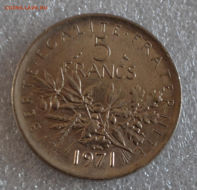Франция 5 франков 1970 Сеятельница - папка1 039.JPG