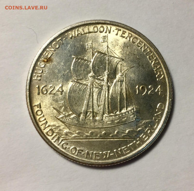 50 центов США 1924 г. Новые Нидерланды - AF146423-1BD1-492C-A8EF-40442F885023