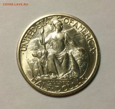 50 центов США 1935 г. Выставка в Калифорнии - 78106B43-12CB-4376-AD47-A25BAFB5EB39