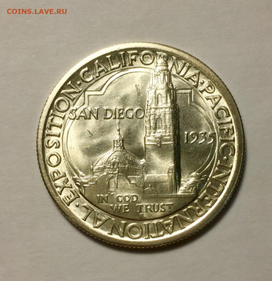 50 центов США 1935 г. Выставка в Калифорнии - 38507290-B9A4-4AD2-B2A9-82E94445500A