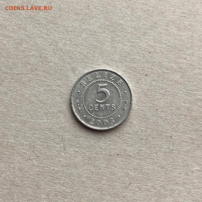 Белиз 5 центов,до 20.02. - Cakll3nRhn4