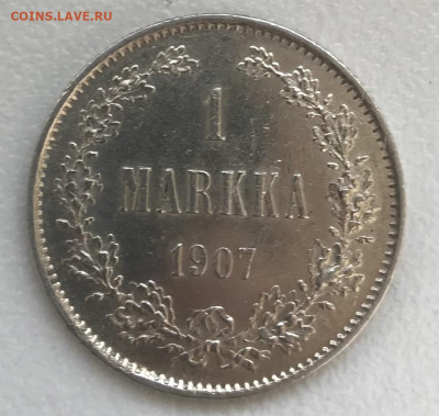 1 марка 1907 г.  До 24.02.2020 22.00 по МСК - 361DD875-F4CA-406F-988B-CC6B0761A810