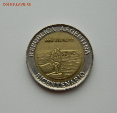 Аргентина 1 песо 2010 г.(Юбилейная) БИМ до 25.02.20 - DSCN9908.JPG