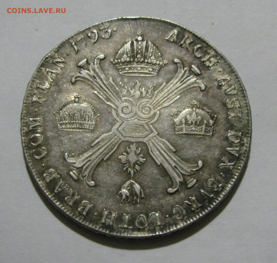 Австрийские Нидерланды. Франц II. 1 ТАЛЕР 1793 года. - 1тл1793 (4).JPG