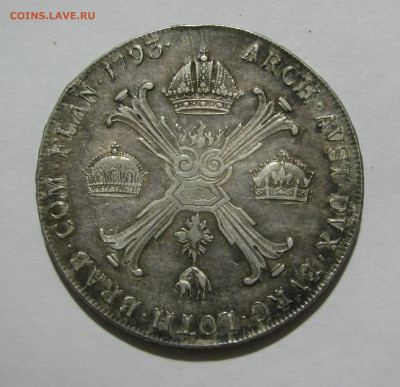 Австрийские Нидерланды. Франц II. 1 ТАЛЕР 1793 года. - 1тл1793 (3).JPG