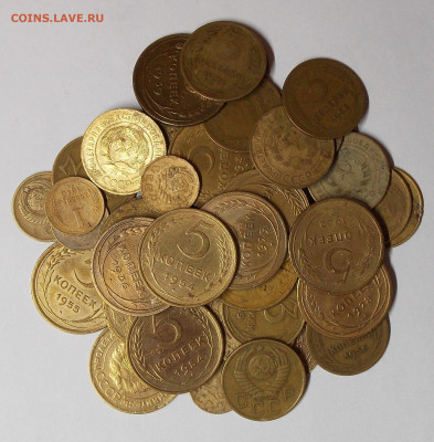 До реформы 1коп,2коп,3коп и 5коп  80 монет - DSCN0236.JPG