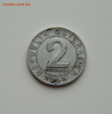 Австрия 2 гроша 1954 г. до 25.02.20 - DSCN9925.JPG
