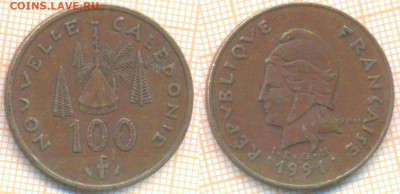 Новая Каледония 100 франков 1991 г., до 26.02.2020 г. 22.00 - Новая Каледония 100франковт 1991 7809