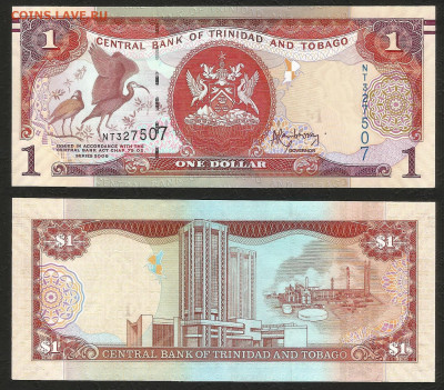 Тринидад и Тобаго 1 доллар 2006г__пресс__ с 1 рубля__- 25.02 - 27