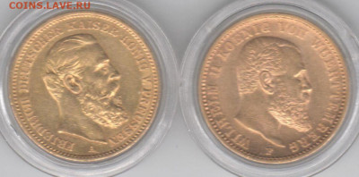 Германия 20 марок 1888 и 1897 гг - Рейх-2 001