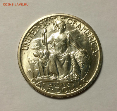 50 центов США 1935 г. Калифорнийская выставка - ED0CC2D8-9D25-45B6-82BB-484F1B4F0427