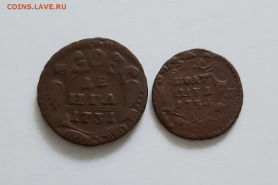 Денга 1731, полушка 1734. До 27.02. в 22-20 МСК. - 20200222_112134