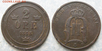 Швеция 2 эре 1898 до 28-02-20 в 22:00 - Швеция 2 эре 1898    201-к81-11362