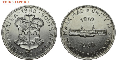 ЮАР. 5 шиллингов 1960 г. До 26.02.20. - DSH_7339.JPG