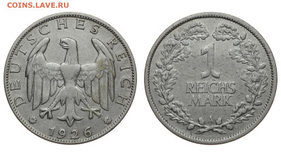 Веймарская республика. 1 марка 1926 г. До 26.02.20. - DSH_7390.JPG