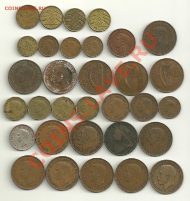 Более 80 старых монет(до 1950) до 26.08.11 22:00 МСК - до 1950-2 001
