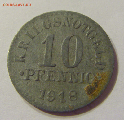 Нотгельд 10 пфеннигов 1918 Брауншвейг №1 01.03.2020 22:00 МС - CIMG9408.JPG
