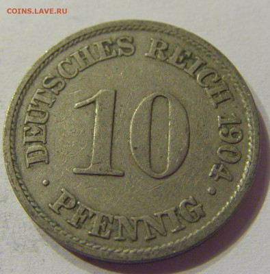10 пфеннигов 1904 А Германия №1 01.03.2020 22:00 МСК - CIMG9548.JPG