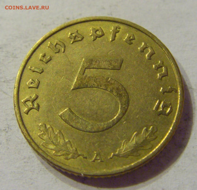 5 пфеннигов 1938 А Германия №2 01.03.2020 22:00 МСК - CIMG9692.JPG