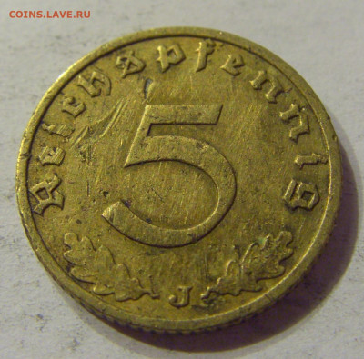 5 пфеннигов 1938 J Германия №1 01.03.2020 22:00 МСК - CIMG9704.JPG