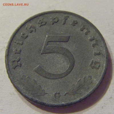5 пфеннигов 1941 G Германия №1 01.03.2020 22:00 МСК - CIMG9784.JPG