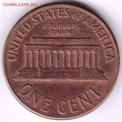 США 1 цент 1962 г. D до 24.00 02.03.20 г. - 024