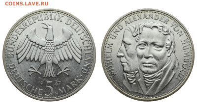 ФРГ. 5 марок 1967 г. Гумбольдт. До 26.02.20. - DSH_7185.JPG