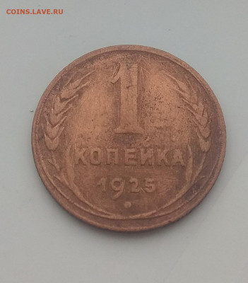 1 копейка 1925 года . Шт 1.1 А ? - IMG_20200225_134804
